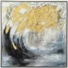 Florabelle - Storm Oil Painting On Canvas With Frame 1 Florabelle - Storm Oil Painting On Canvas With Frame -Cores Da Terra Shop 105020 Large