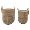 Florabelle - Playa Basket Stripe Set Of 2ce -Cores Da Terra Shop 105025 Large