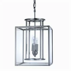 Cafe Lighting - Concord Pendant Nickel Small
