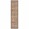 Tapete Rug - Babylon Florette Look Runner Rust 400x80cm -Cores Da Terra Shop 129606 Large