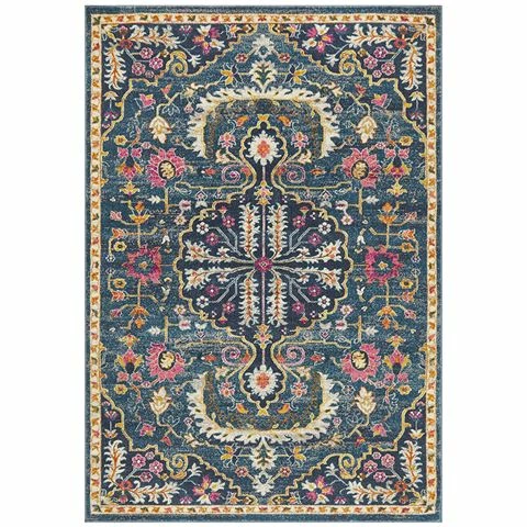 Tapete Rug - Babylon Wreath Look Rug Navy 400x300cm 3 Tapete Rug - Babylon Wreath Look Rug Navy 400x300cm