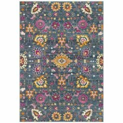 Tapete Rug - Babylon Floral Field Look Rug Blue 400x300cm
