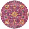 Tapete Rug - Babylon Round Rug Fuchsia240x240cm 2 Tapete Rug - Babylon Round Rug Fuchsia240x240cm -Cores Da Terra Shop 129635 Large