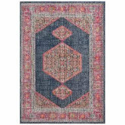 Tapete Rug - Navy Cotton Blend Look Rug 230x160cm