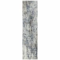 Tapete Rug - Blue Silky Finish Look Runner 300x80cm