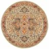 Tapete Rug - Legacy Aztec Round Rug Rust 200x200cm 2 Tapete Rug - Legacy Aztec Round Rug Rust 200x200cm -Cores Da Terra Shop 132618 Large