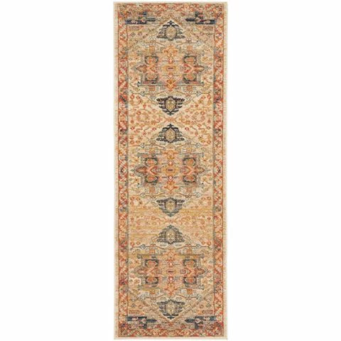 Tapete Rug - Legacy Aztec Runner Rug Rust 400x80cm 3 Tapete Rug - Legacy Aztec Runner Rug Rust 400x80cm