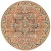 Tapete Rug - Legacy Aztec Round Rug Salmon 200x200cm -Cores Da Terra Shop 132626 Large