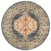Tapete Rug - Legacy Aztec Round Rug Ecru 150x150cm 1 Tapete Rug - Legacy Aztec Round Rug Ecru 150x150cm -Cores Da Terra Shop 132680 Large
