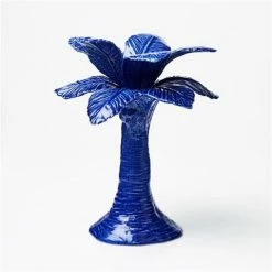 Jones & Co - Palmy Candlestick Blue