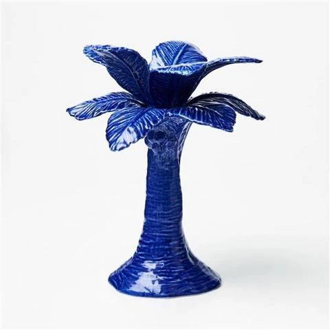Jones & Co - Palmy Candlestick Blue 3 Jones & Co - Palmy Candlestick Blue