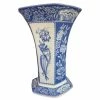 Spode - Limited Ed. Blue Room Hexagonal Vase Floral 27cm 1 Spode - Limited Ed. Blue Room Hexagonal Vase Floral 27cm -Cores Da Terra Shop 161008 Large