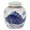 Florabelle - Pinyin Small Round Lidded Jar -Cores Da Terra Shop 178725 Large