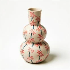 Jones & Co - Happy Vase Palm Tree Beige
