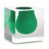 Jonathan Adler - Bel Air Mini Scoop Vase Emerald 2 Jonathan Adler - Bel Air Mini Scoop Vase Emerald -Cores Da Terra Shop 407194 Large