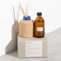 WAKS - Local Clay Ceramic Monopati Blue / Wild Fig Diffuser