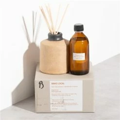 WAKS - Local Clay Ceramic Karnagio Black/Saltwater Diffuser