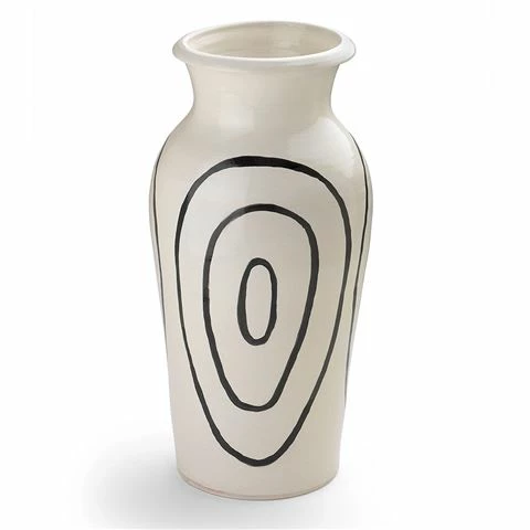 ThemisZ - The Kyklos Pottery Vase Black On White 3 ThemisZ - The Kyklos Pottery Vase Black On White
