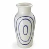 ThemisZ - The Kyklos Pottery Vase Blue On White
