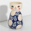 Jones & Co - Miss Cozette Vase Floral Blue 1 Jones & Co - Miss Cozette Vase Floral Blue -Cores Da Terra Shop 409232 Large