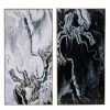 Dasch - Marbled Print Wall Art Set Of 2pce Long -Cores Da Terra Shop 415796 Large