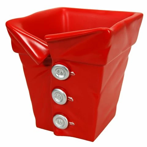 Antartidee - Unbuttoned Vase Red 3 Antartidee - Unbuttoned Vase Red