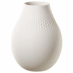 Villeroy & Boch V&B - Collier Perle Vase Blanc Tall White
