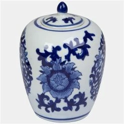 Avalon - Dynasty Bulb Lidded Vase