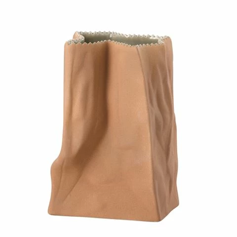 Rosenthal - Paper Bag Vase Natural 14cm 3 Rosenthal - Paper Bag Vase Natural 14cm