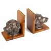 The Original Book Works - Labrador Head Bookends Bronzed Tan 1 The Original Book Works - Labrador Head Bookends Bronzed Tan -Cores Da Terra Shop 445663 Large