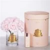 Cote Noire - Vase Twelve French Pink Roses Pink Box -Cores Da Terra Shop 447187 Large