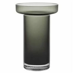 Kosta Boda - Limelight Rose Vase Smokey Grey