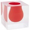 Jonathan Adler - Bel Air Mini Scoop Vase Red 1 Jonathan Adler - Bel Air Mini Scoop Vase Red -Cores Da Terra Shop 456980 Large