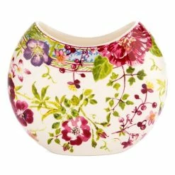 Gien - Millefleurs Half Moon Vase