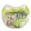 Gien - Paris A Giverny Half Moon Vase