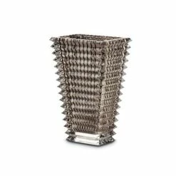 Baccarat - Eye Vase Rectangular Grey Large 30cm