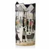 Silhouette D'Art - Lowry Market Scene Vase