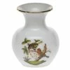 Herend - Rothschild Bird RO Small Vase With Lip