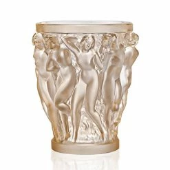 Lalique - Bacchantes Vase Small Gold Lustre
