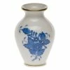 Herend - Chinese Bouquet Blue AB Small Vase With Lip -Cores Da Terra Shop 581198 Large