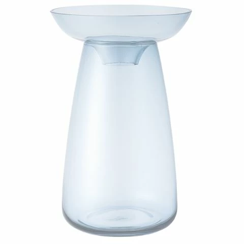 Kinto - Aqua Culture Vase Large Blue 3 Kinto - Aqua Culture Vase Large Blue