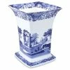Spode - Blue Italian Square Vase